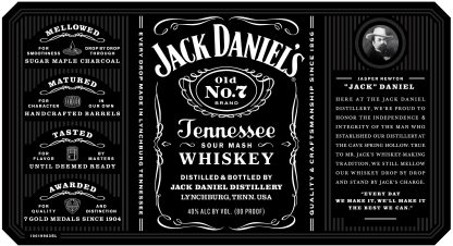 Nálepka Jack Daniel´s