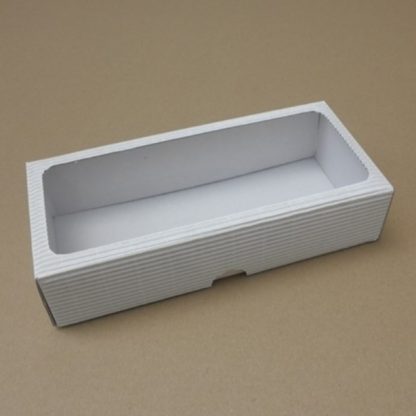 Krabička s okienkom 220x90x48 mm biela